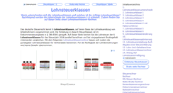 Desktop Screenshot of lohnsteuerklassen.info
